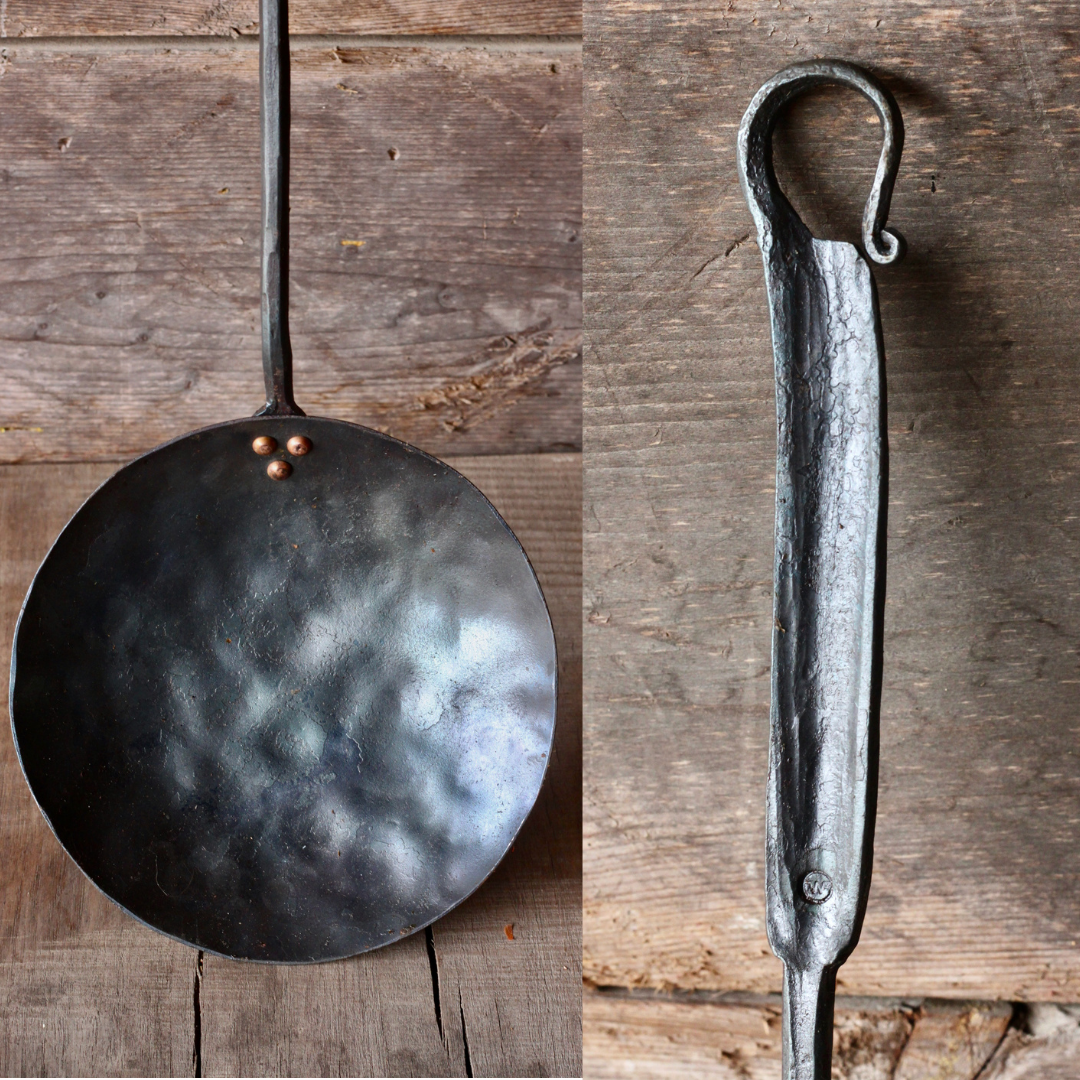 Hand Forged Camping Cooking Pan | Fire & Grill Skillet