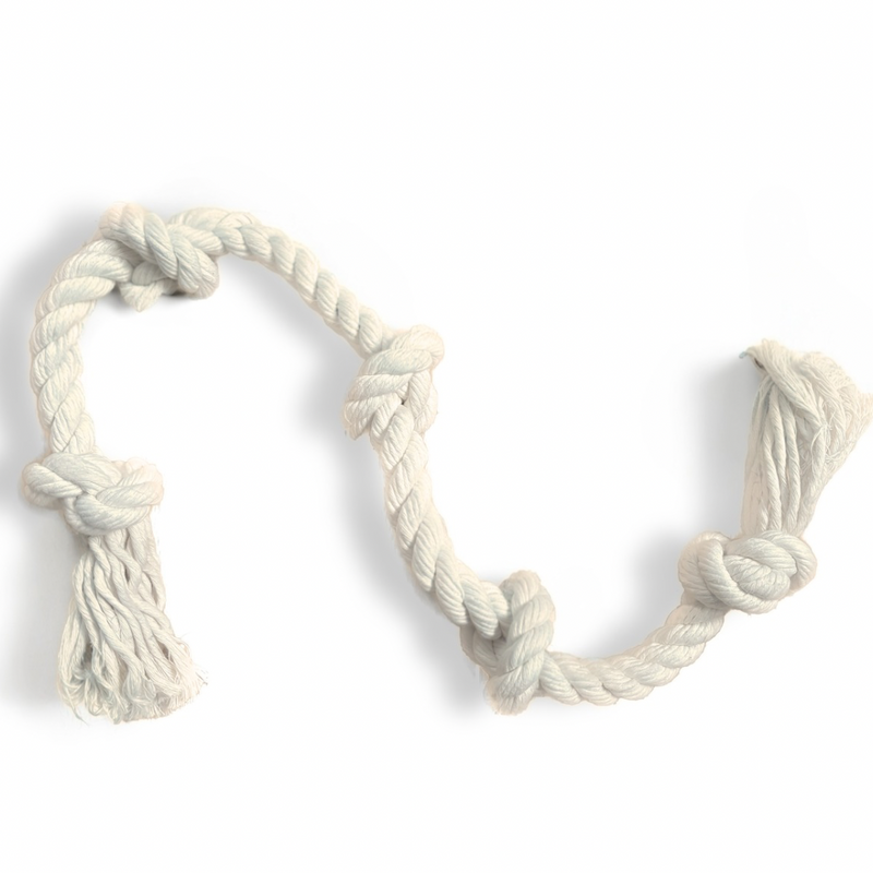Boba & Vespa Organic Cotton Rope Dog Toy-zoom-