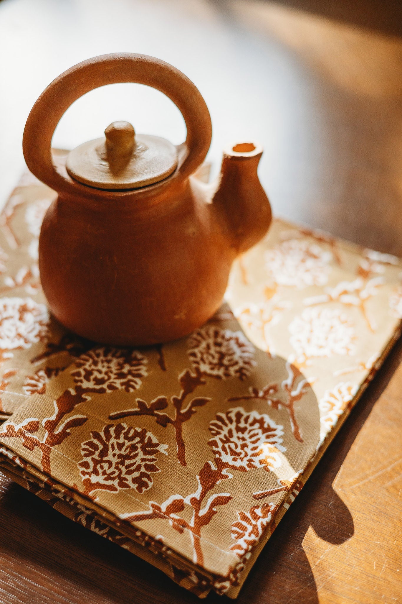 Nikhar Table Napkins – Chai Brown (Set of 2)-2