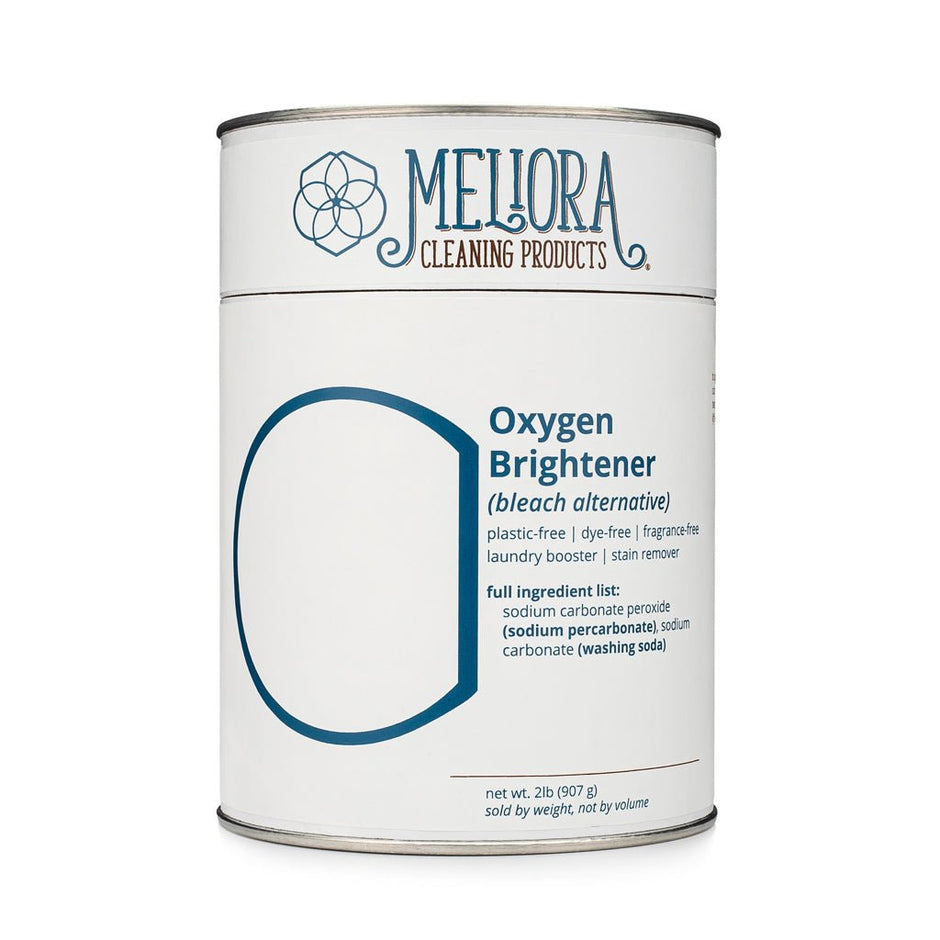 Oxygen Brightener Bleach Alternative Booster - Plastic-Free - Aware House - Meliora Cleaning Products -