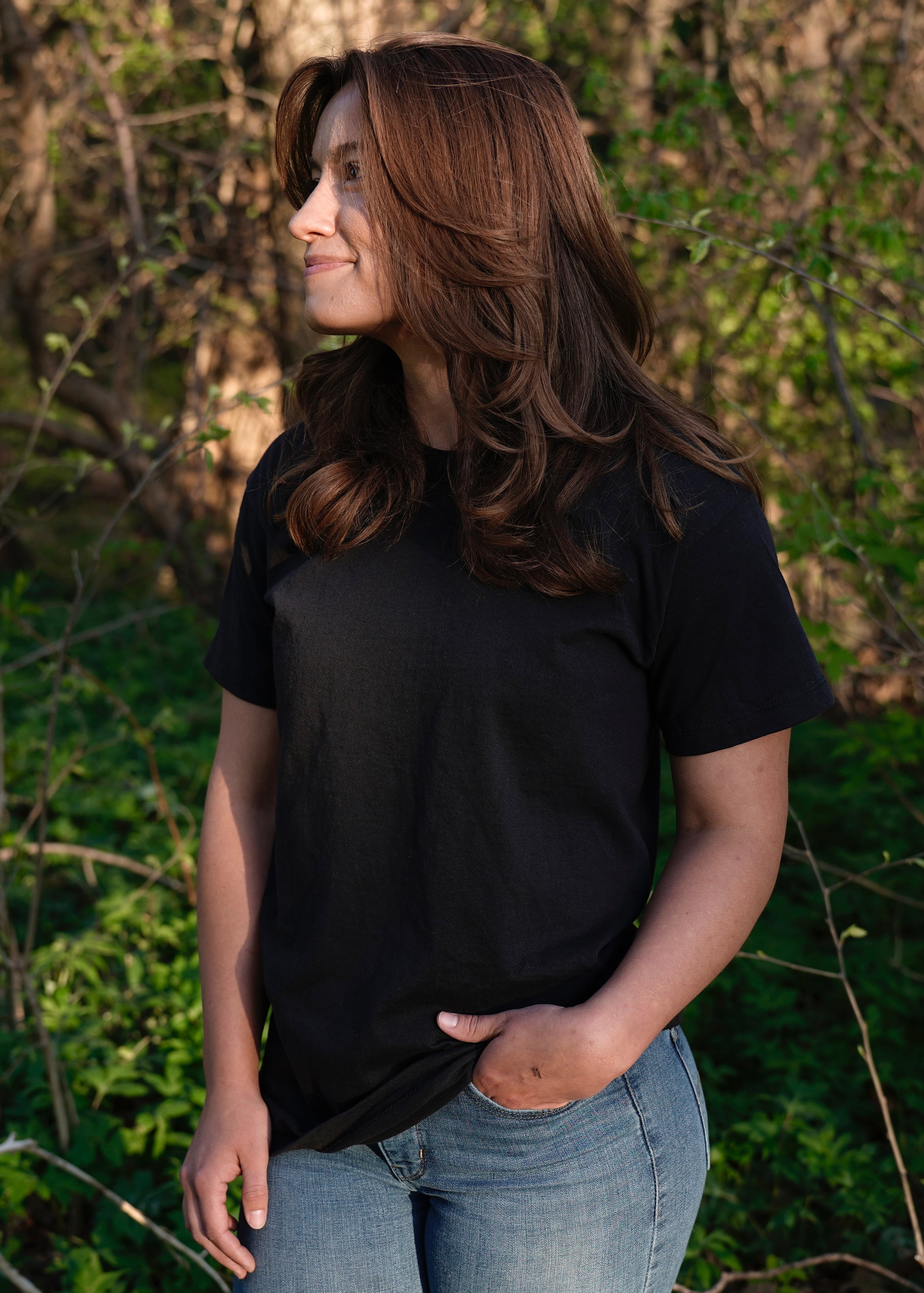 Unisex Organic Cotton Short Sleeve T-Shirt | Black-zoom-4