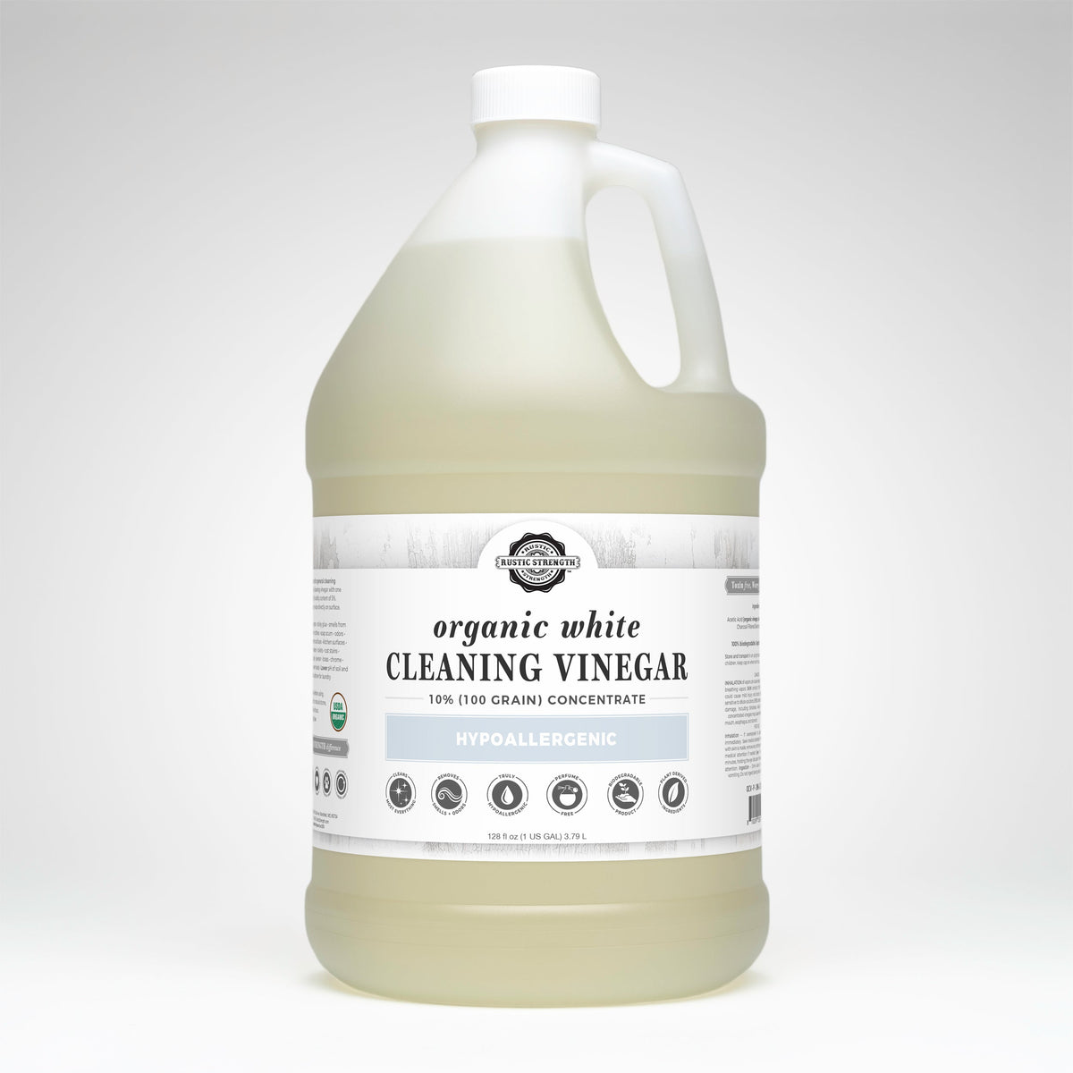 Organic White Cleaning Vinegar Concentrate | 10% (100 grain)-3