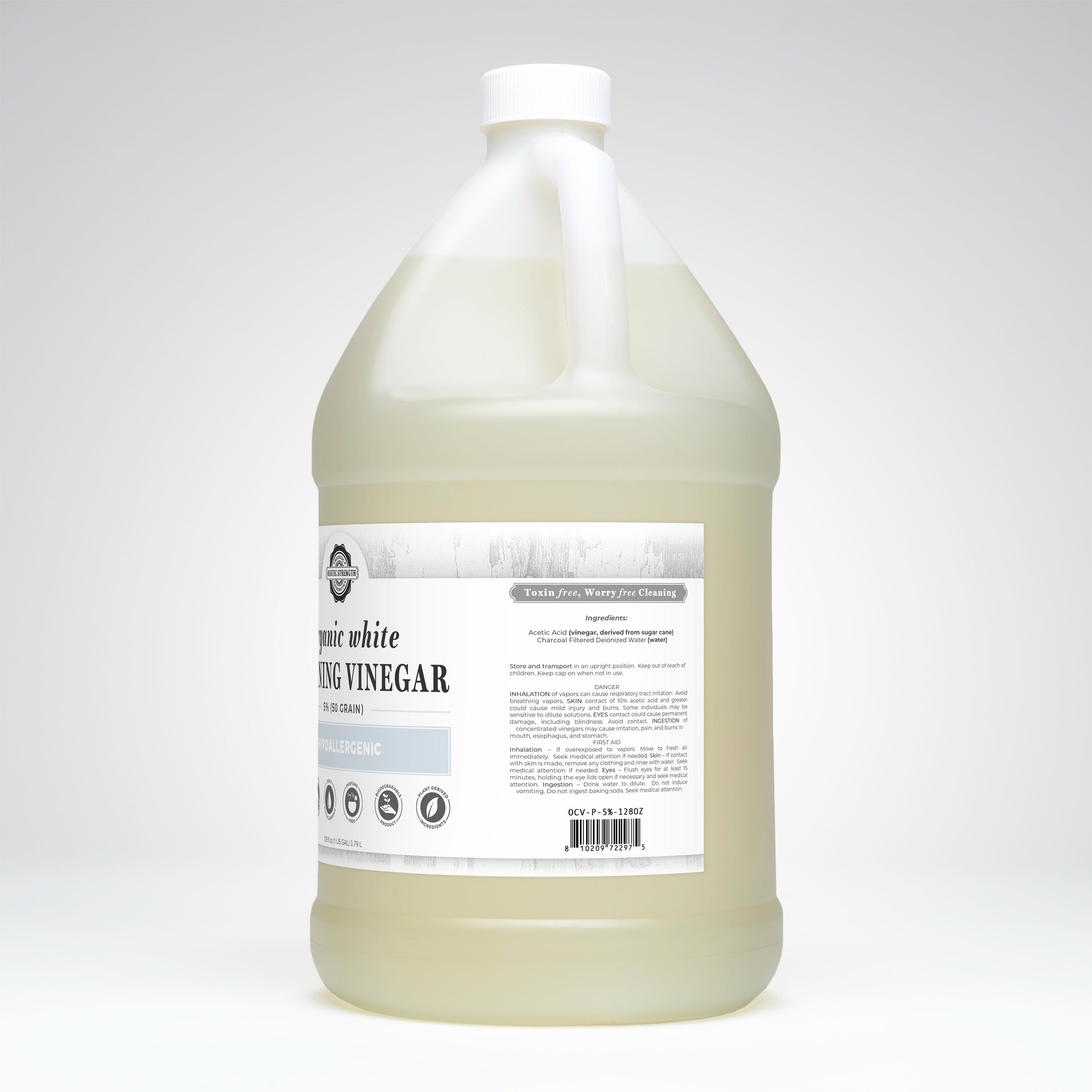 Organic White Cleaning Vinegar | 5% (50 grain)-zoom-9