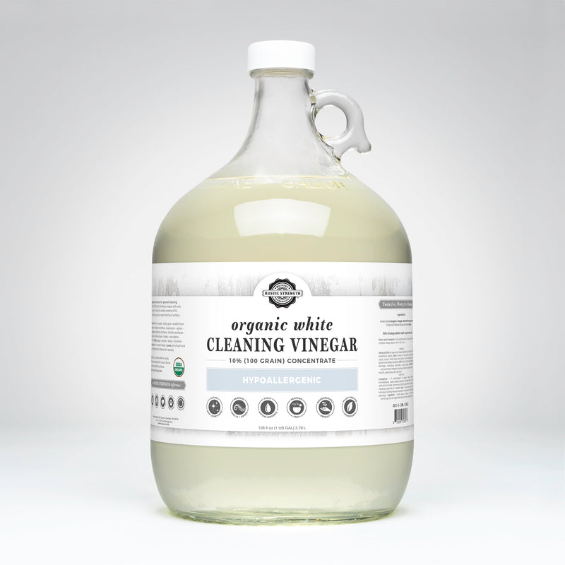 Organic White Cleaning Vinegar Concentrate | 10% (100 grain)-zoom-