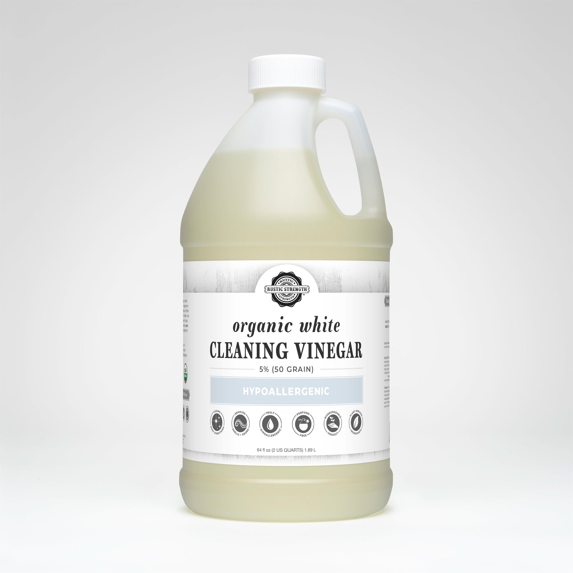 Organic White Cleaning Vinegar | 5% (50 grain)-2