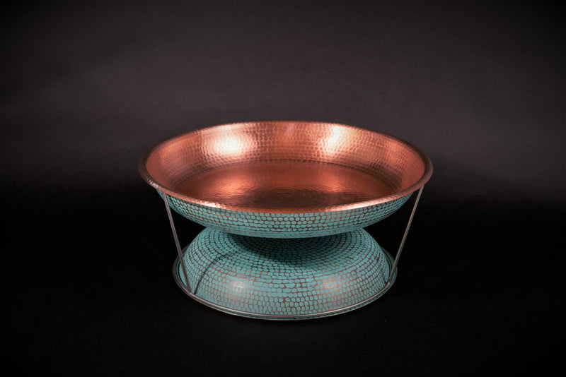 The Copper Verdigris Oyster Tray-zoom-