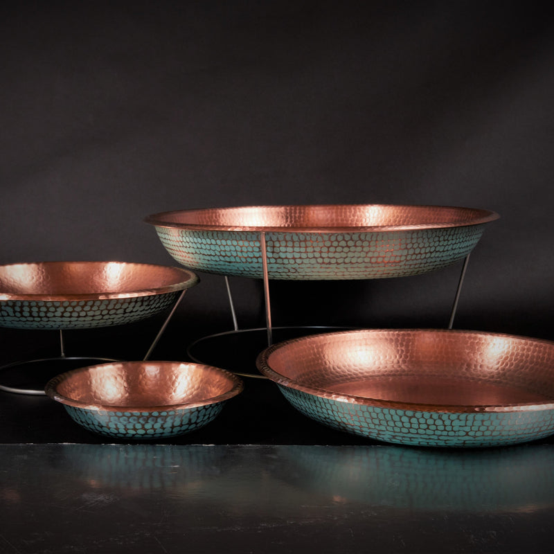 The Copper Verdigris Oyster Tray-zoom-