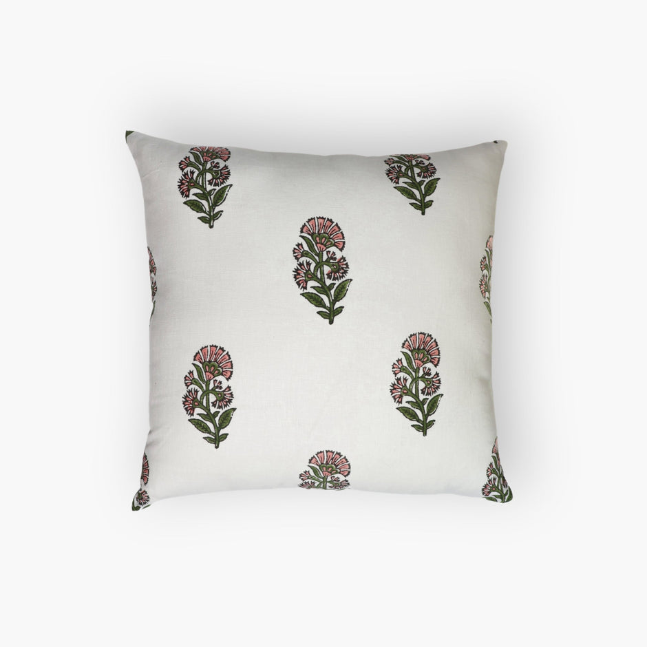Begum Throw Pillow Cover – Pink