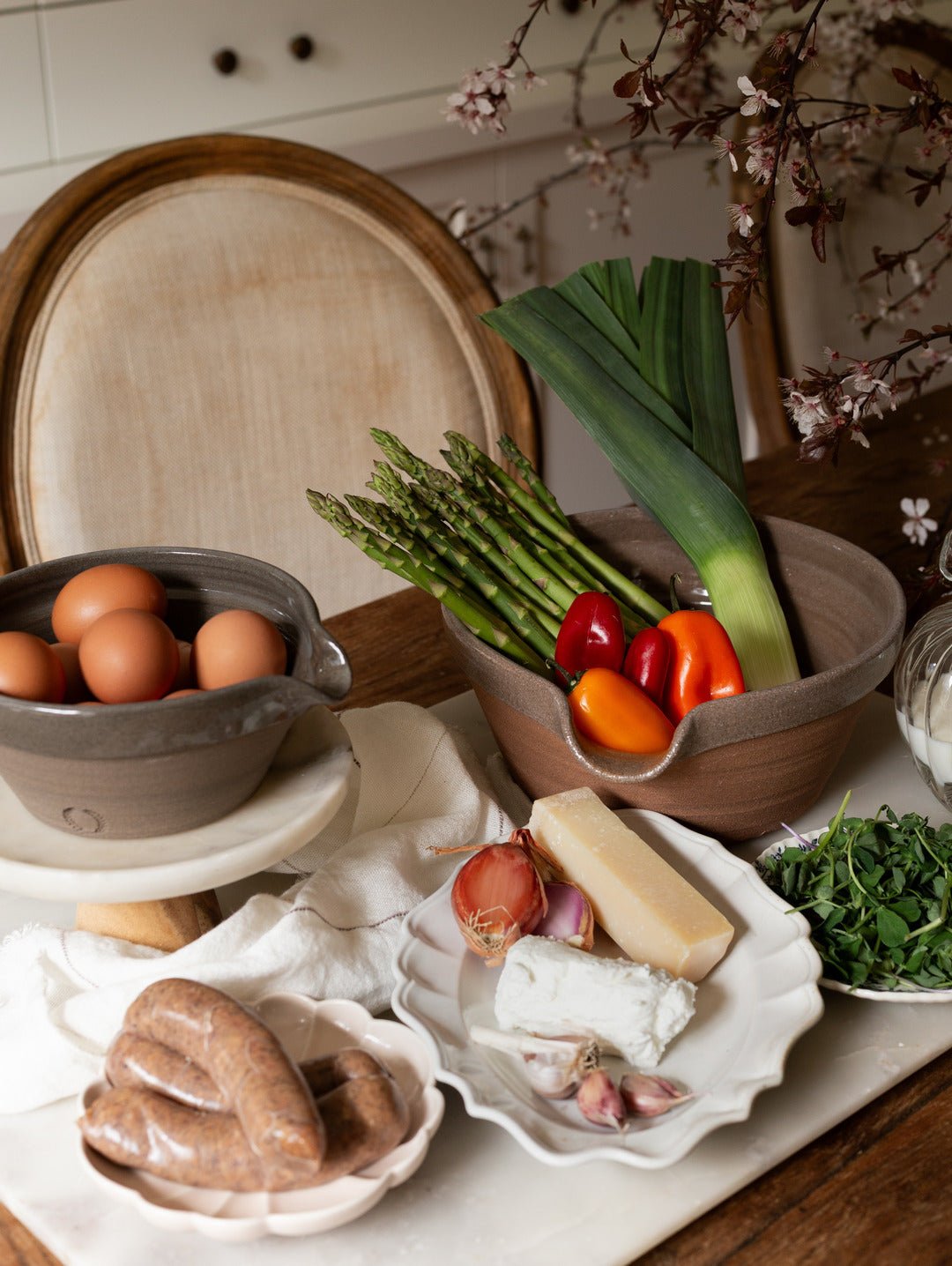 French Country Mixing Bowl - Aware House - Farmhouse Pottery -