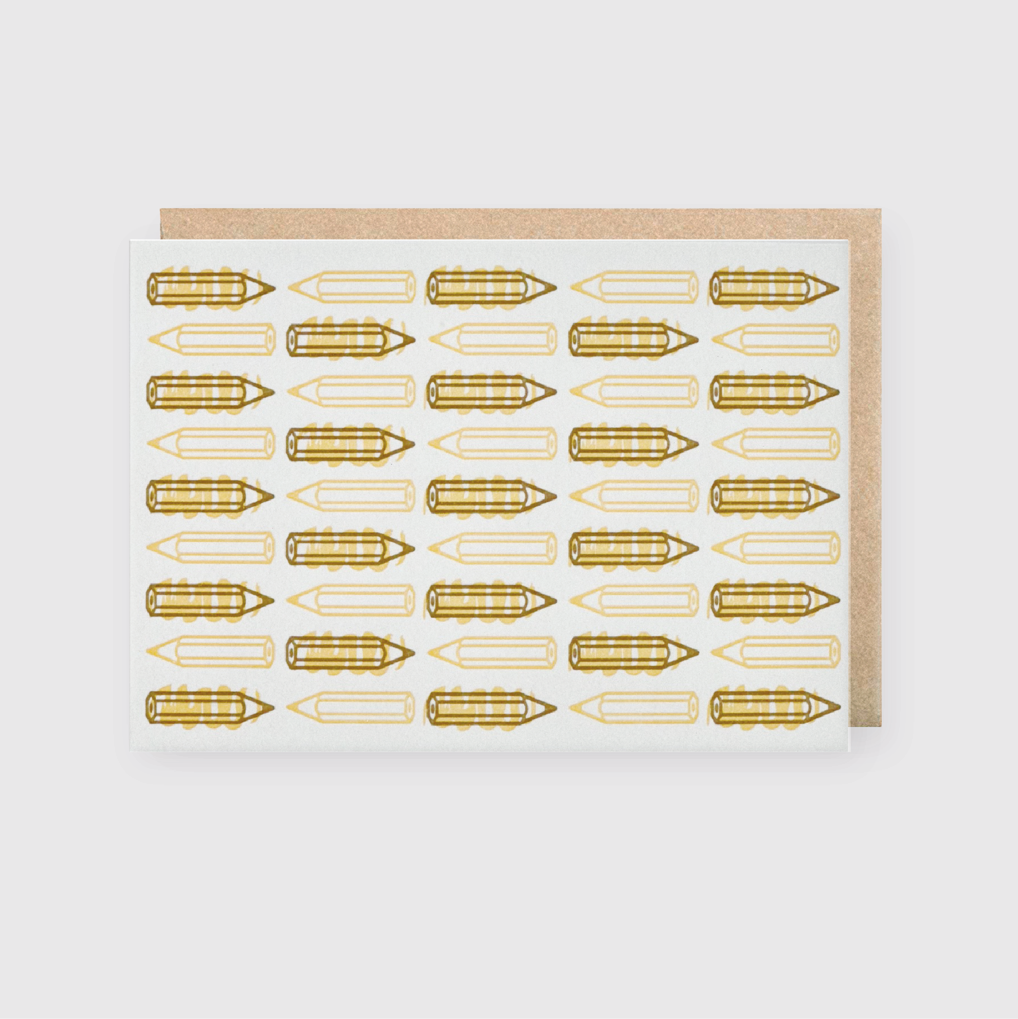 Pencil Pattern Greeting Card | LTD-zoom-1