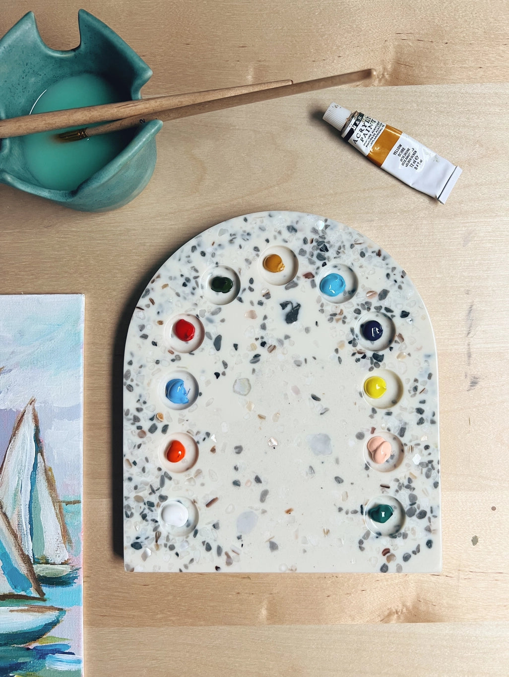 Terrazzo Paint Palette