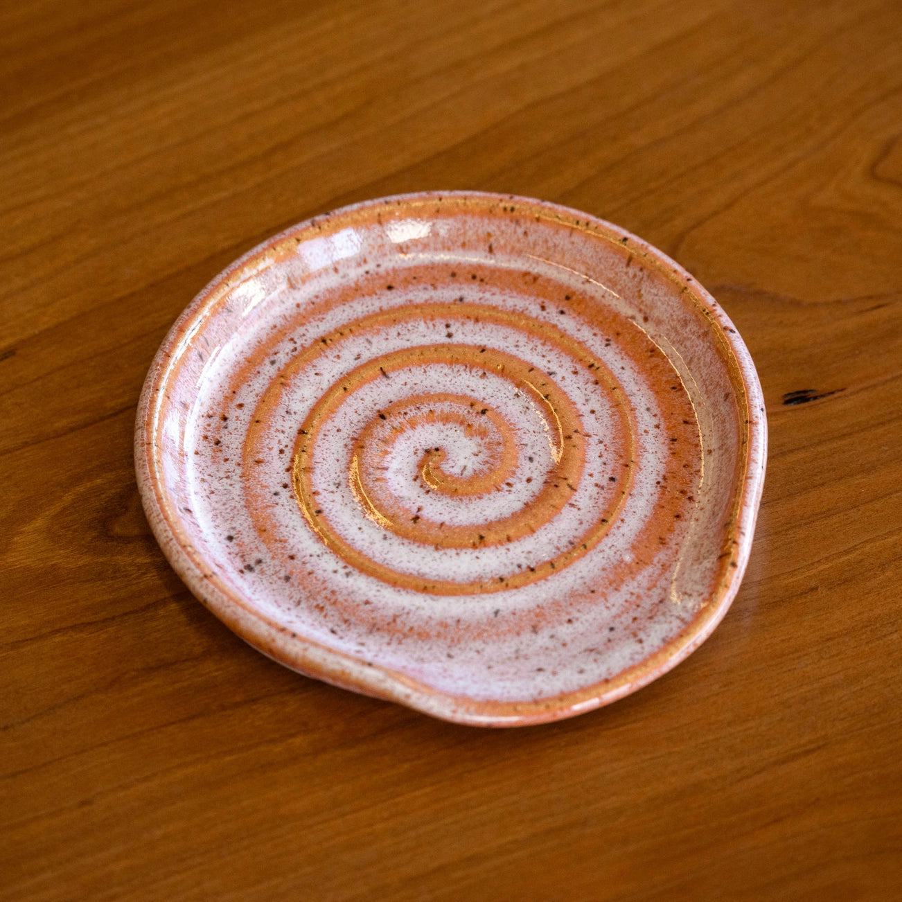 Glossy Pink Spoon Rest-zoom-1