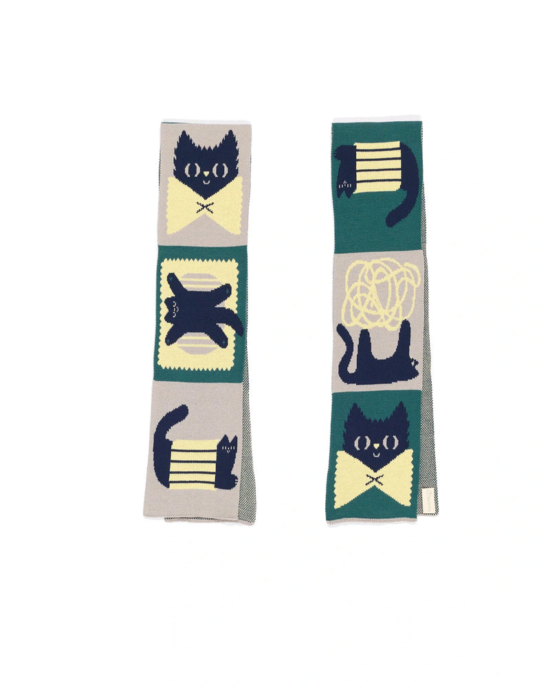Pasta Cat Kid's Scarf-zoom-