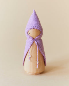 Pastel Purple Wooden Gnome - Aware House