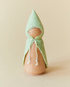Pastel Green Wooden Gnome - Aware House