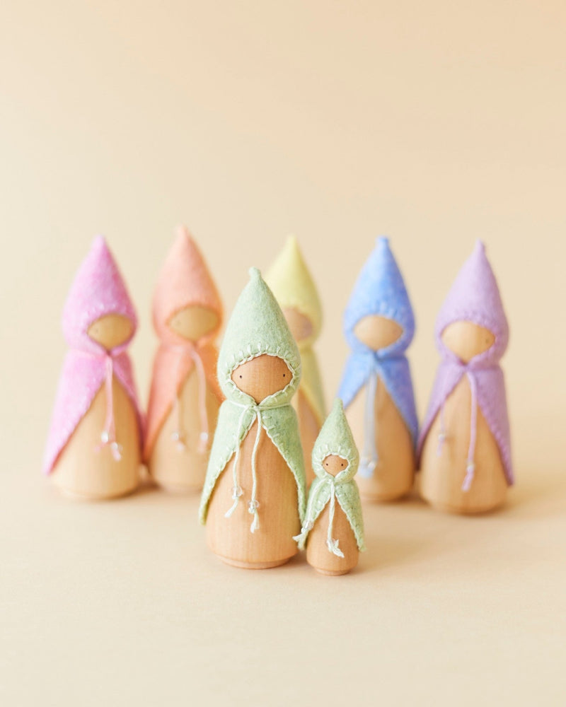 Pastel Green Wooden Gnome-zoom-