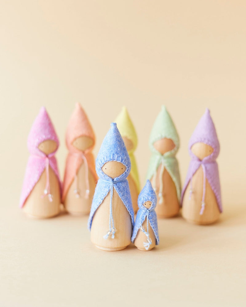 Pastel Blue Wooden Gnome-zoom-