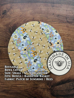 Small Reusable Cotton Bowl & Banneton Cover | Eco - Friendly Kitchen Cover - Aware House - Five Oaks Farm - 