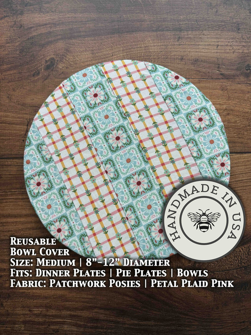Medium Reusable Cotton Bowl & Banneton Cover | Eco-Friendly Kitchen Cover-zoom-