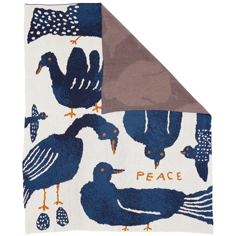 Peace Throw Blanket-zoom-