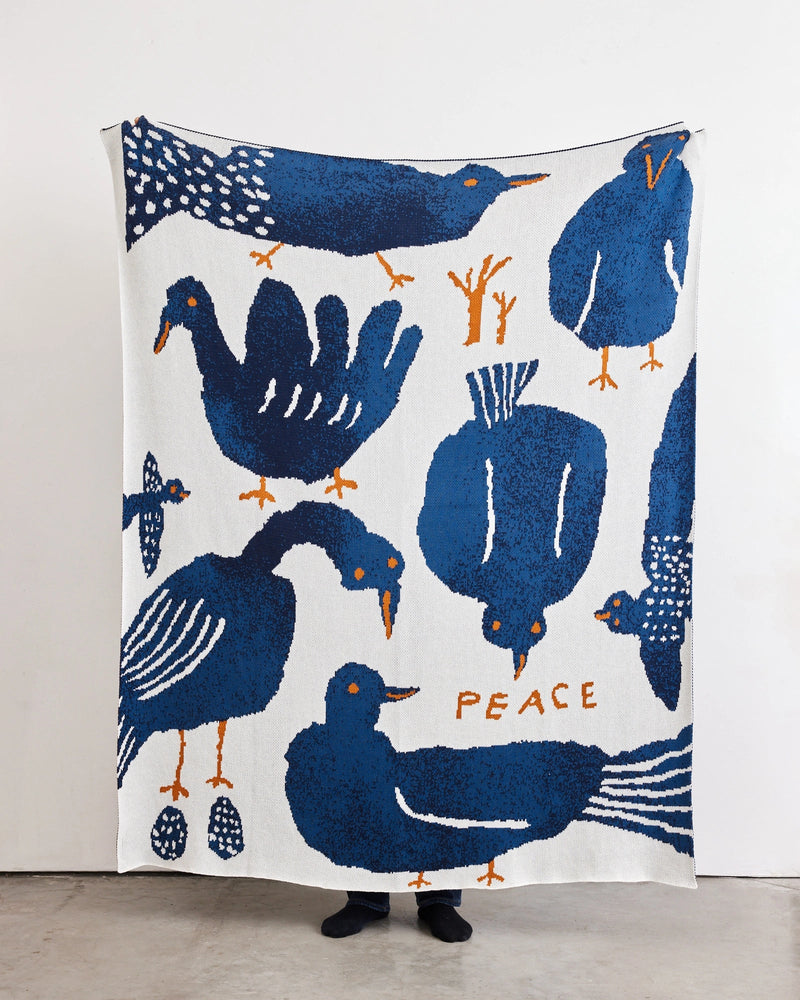 Peace Throw Blanket-zoom-