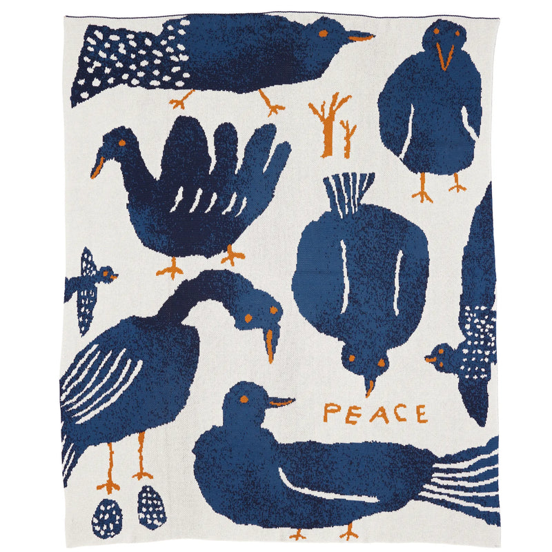 Peace Throw Blanket-zoom-