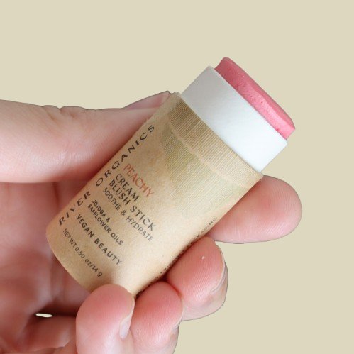 Creamy Vegan Blush Stick Peachy-zoom-5