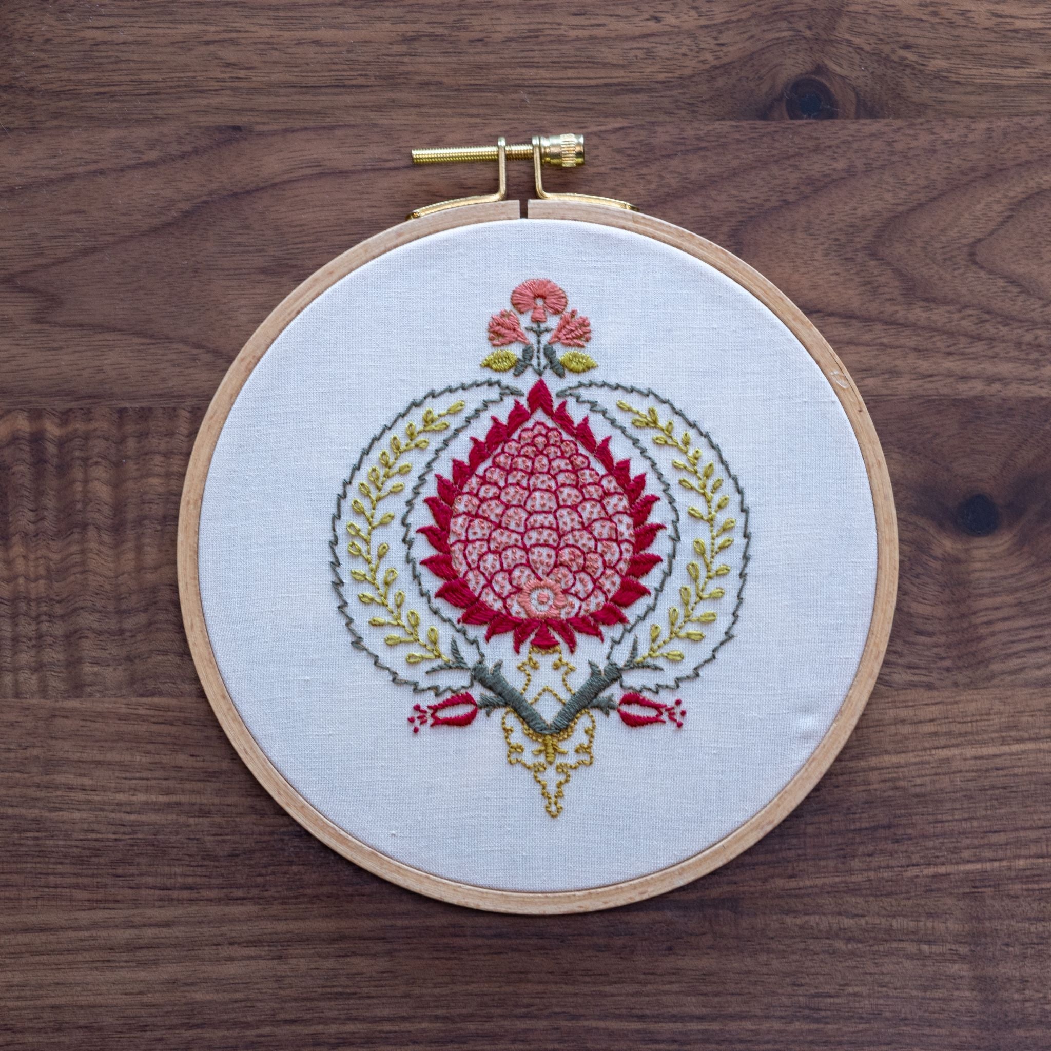 Peloponnesian Pomegranate Stick-and-Stitch