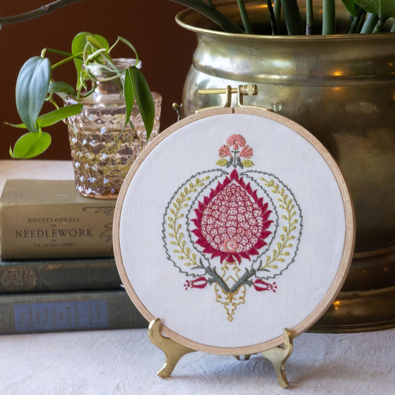 Peloponnesian Pomegranate Embroidery Hoop kit-zoom-