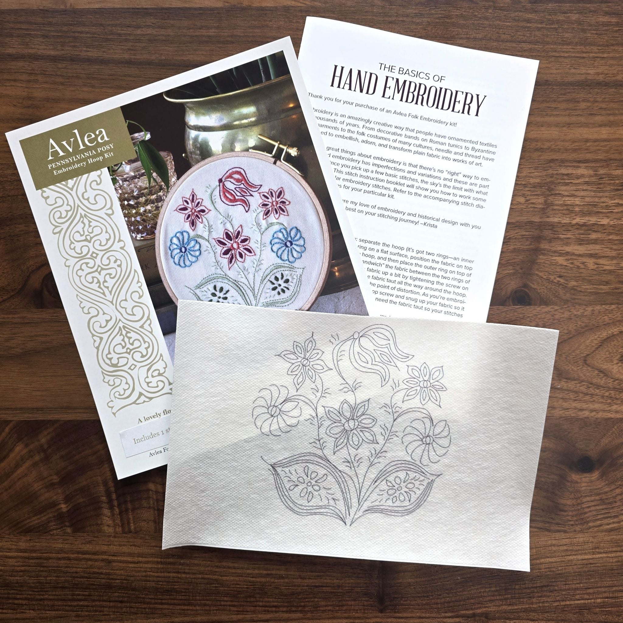 Pennsylvania Posy Stick-and-Stitch