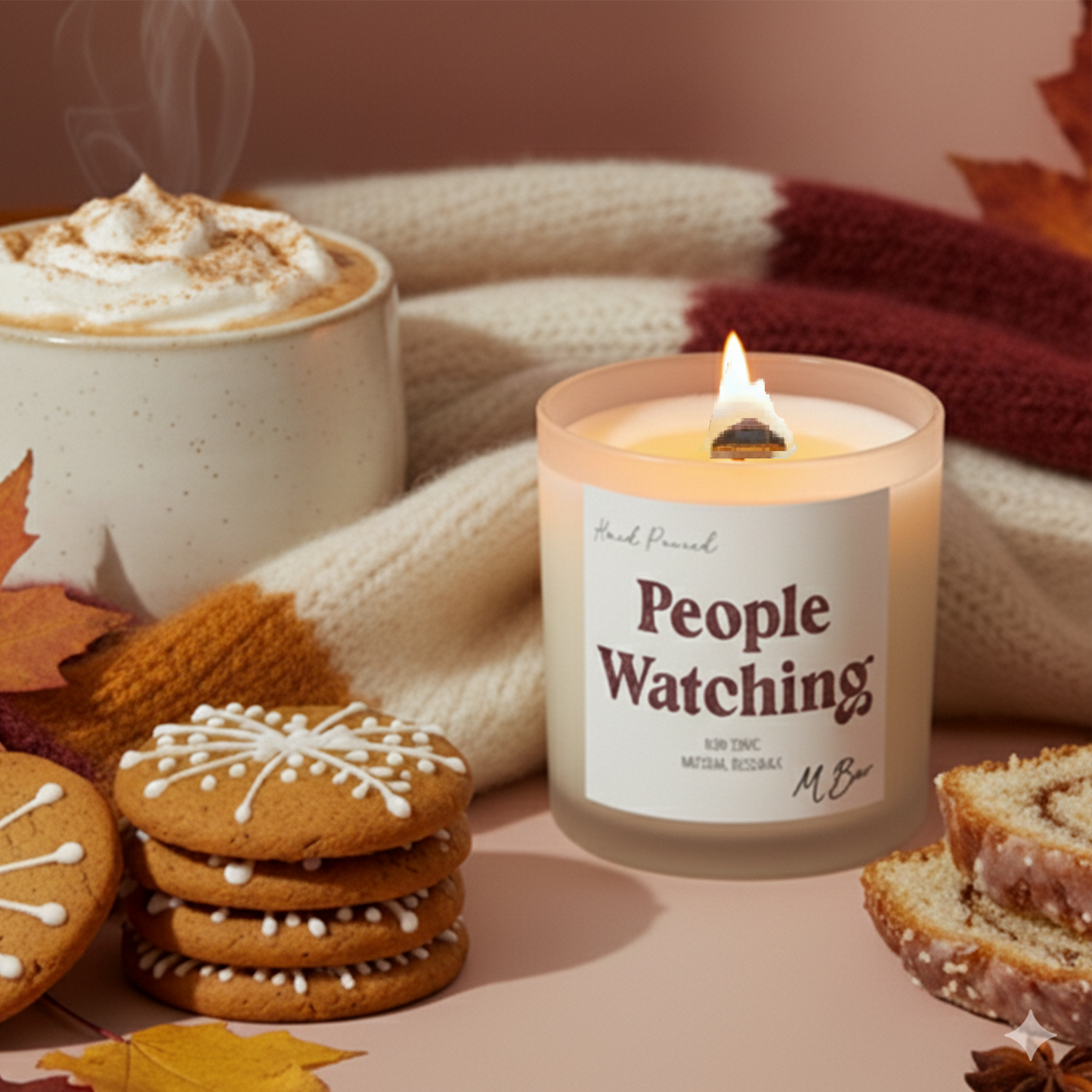 People Watching Candle
