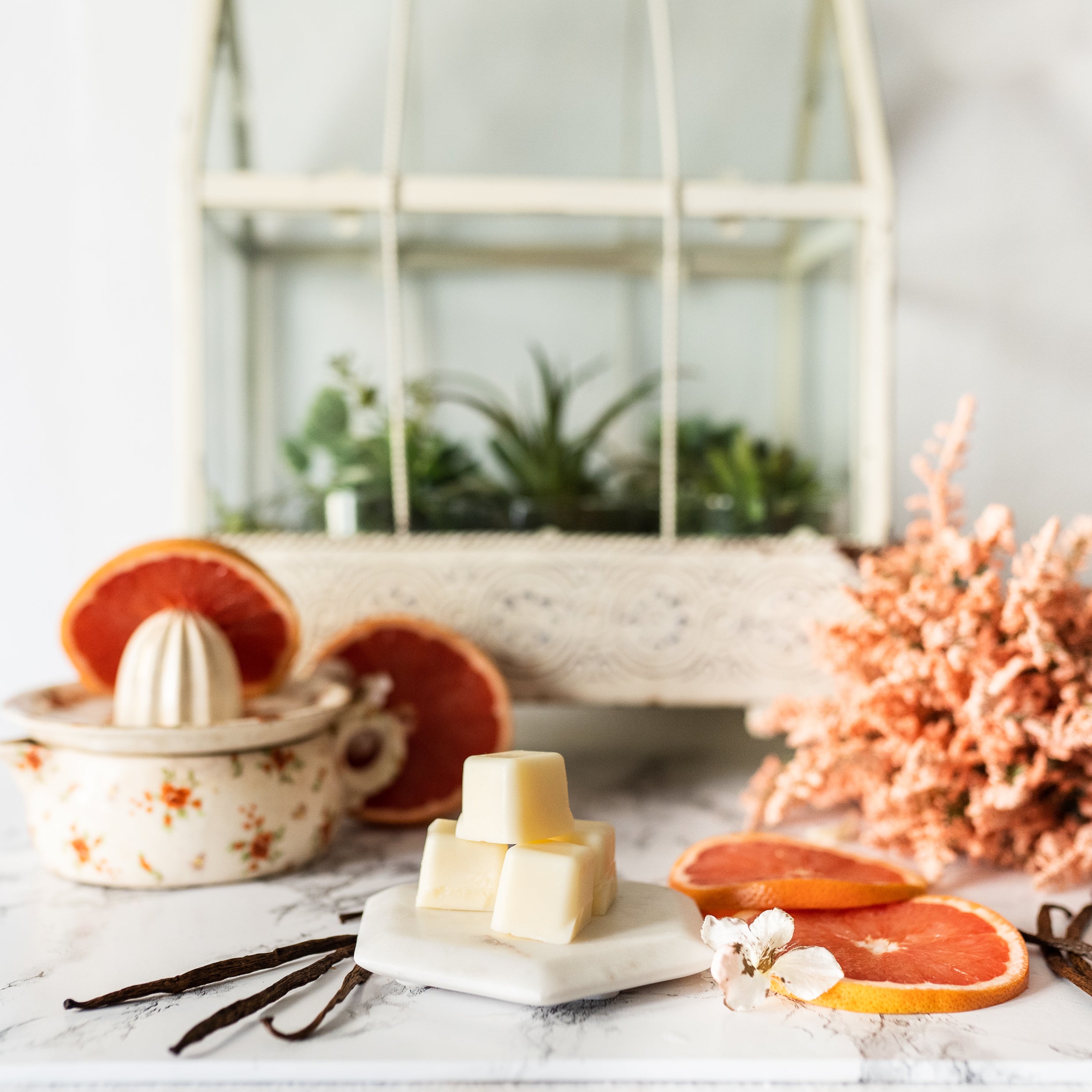 Grapefruit Vanilla Candle, Wax Melt, Diffuser & Room Spray-zoom-8