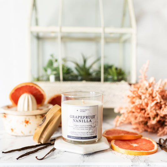 Grapefruit Vanilla Candle, Wax Melt, Diffuser & Room Spray