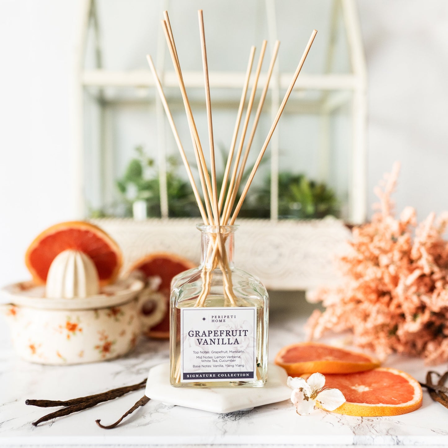 Grapefruit Vanilla Candle, Wax Melt, Diffuser & Room Spray