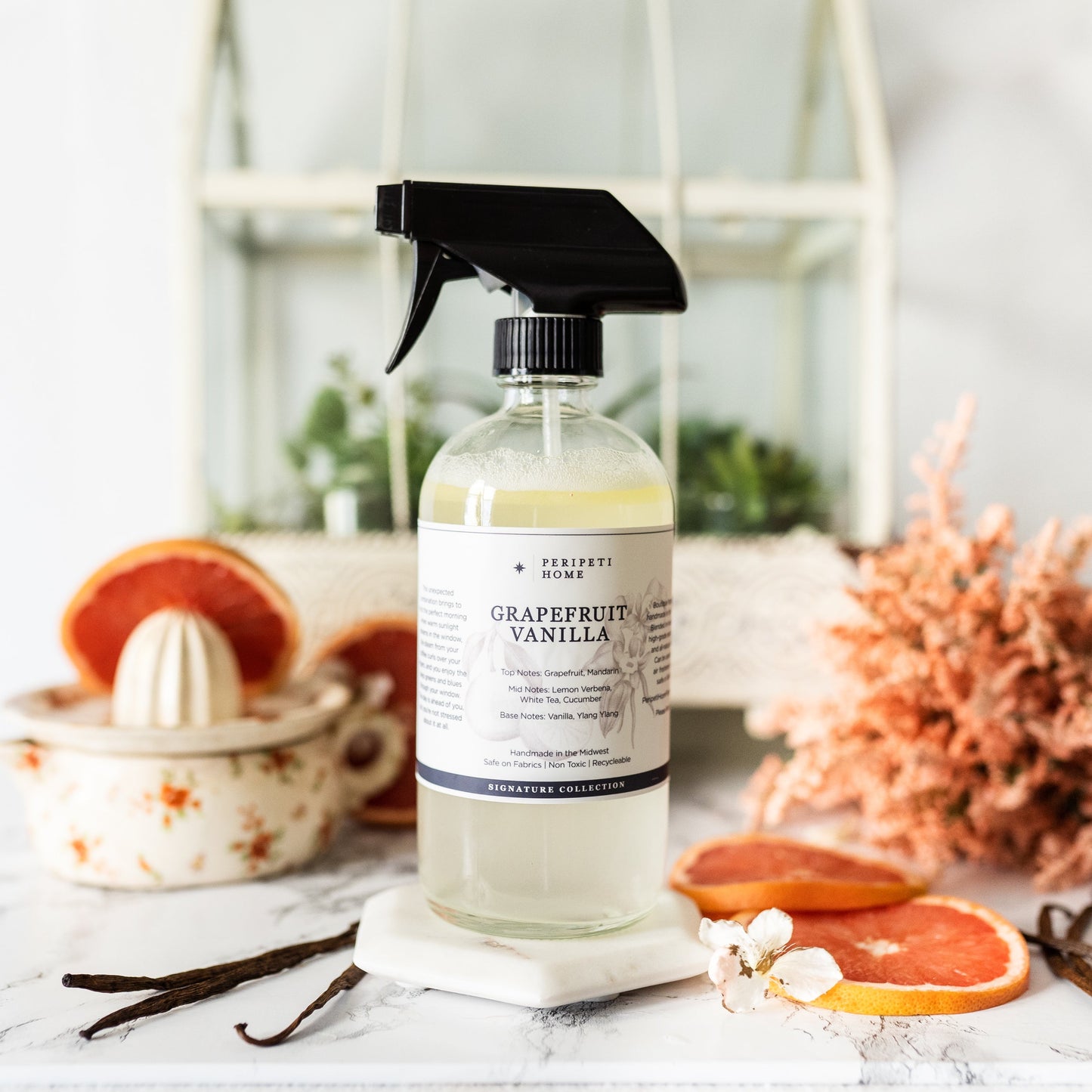 Grapefruit Vanilla Candle, Wax Melt, Diffuser & Room Spray