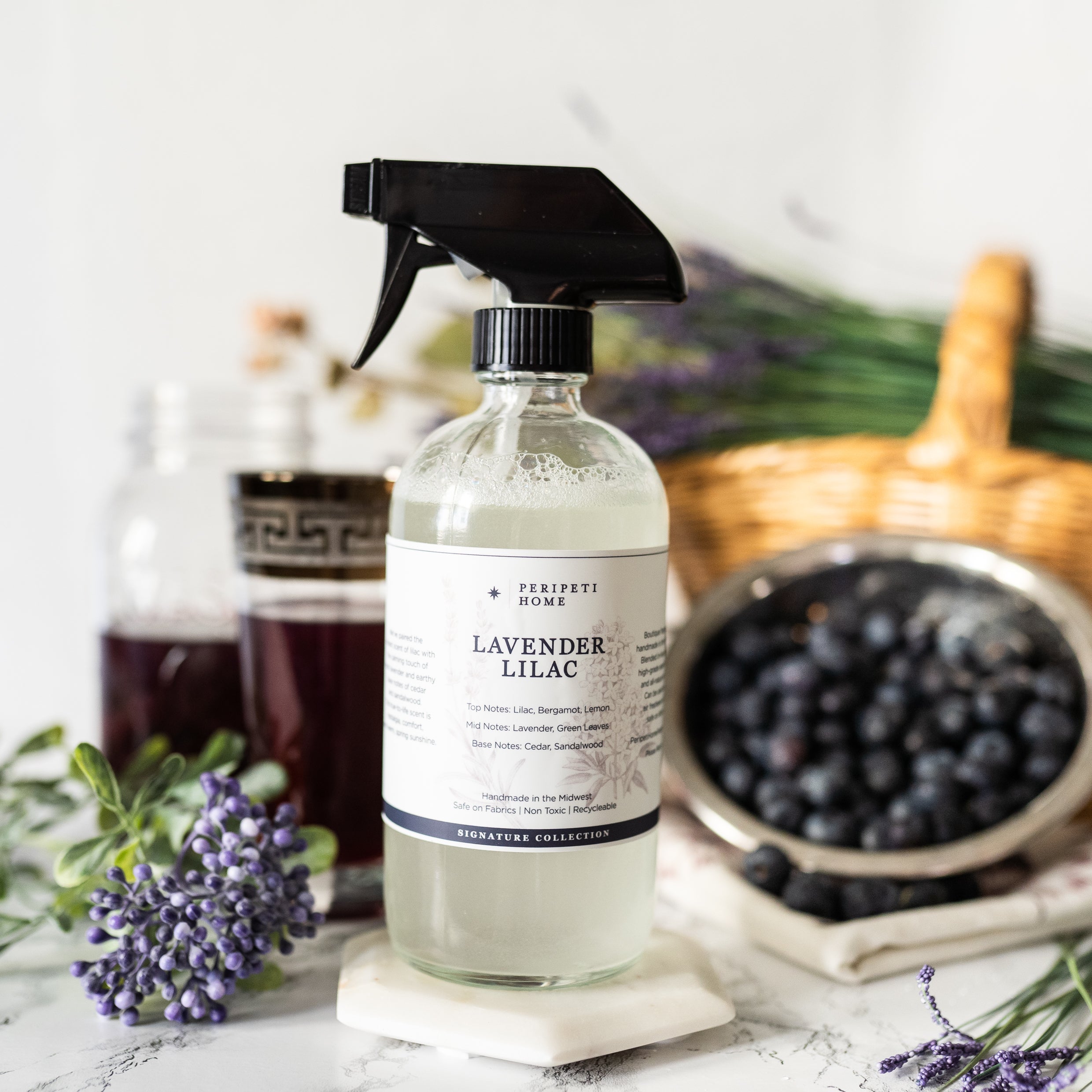 Lavender Lilac Candle, Wax Melt, Diffuser & Room Spray-zoom-6