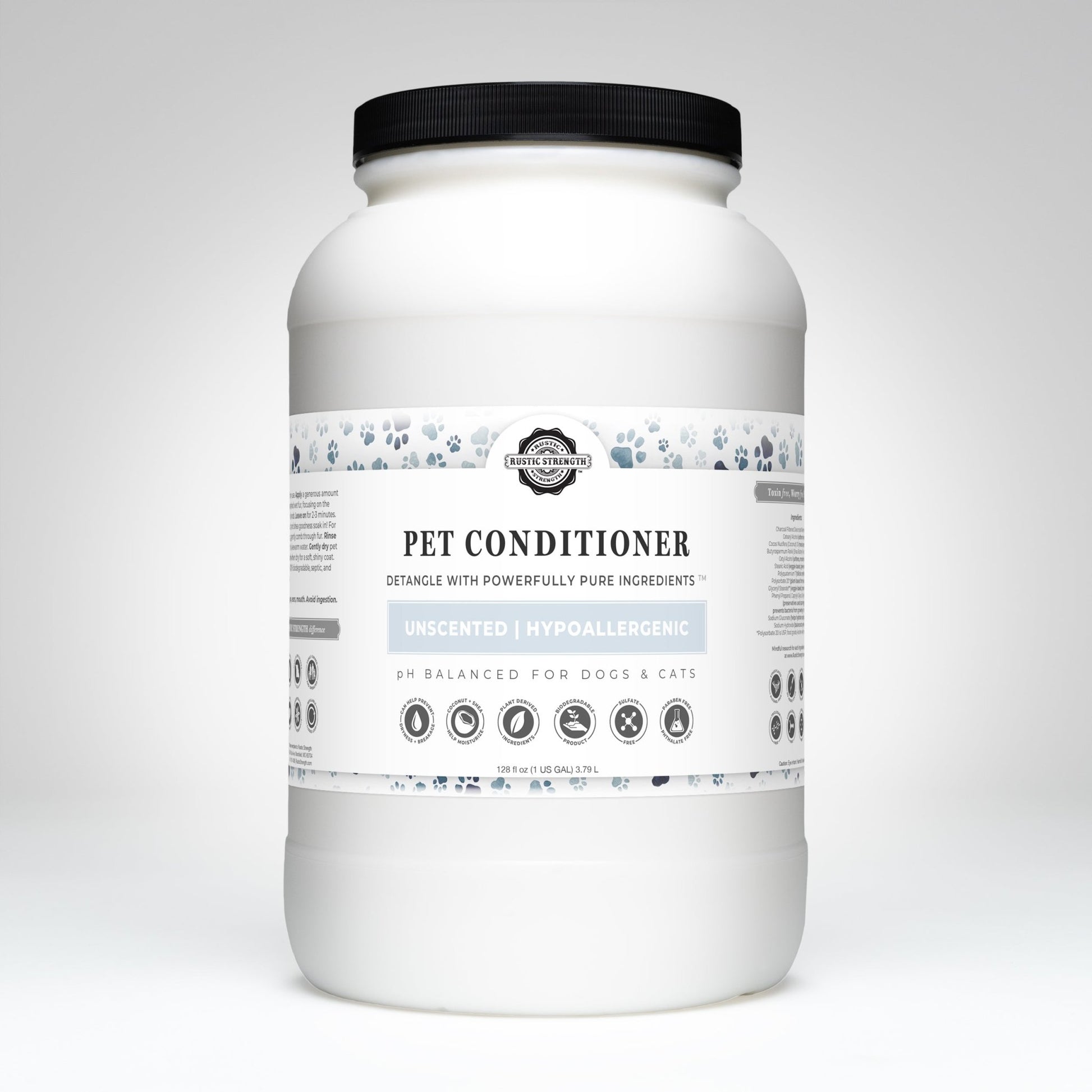Pet Conditioner | Detangling & Softening | Unscented - Aware House - Rustic Strength -