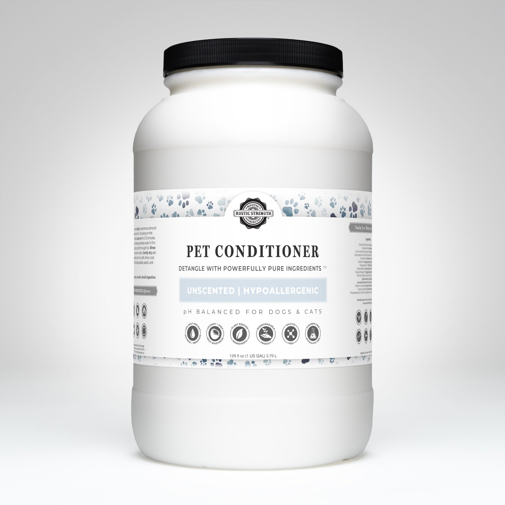 Pet Conditioner | Detangling & Softening | Unscented - Aware House - Rustic Strength -