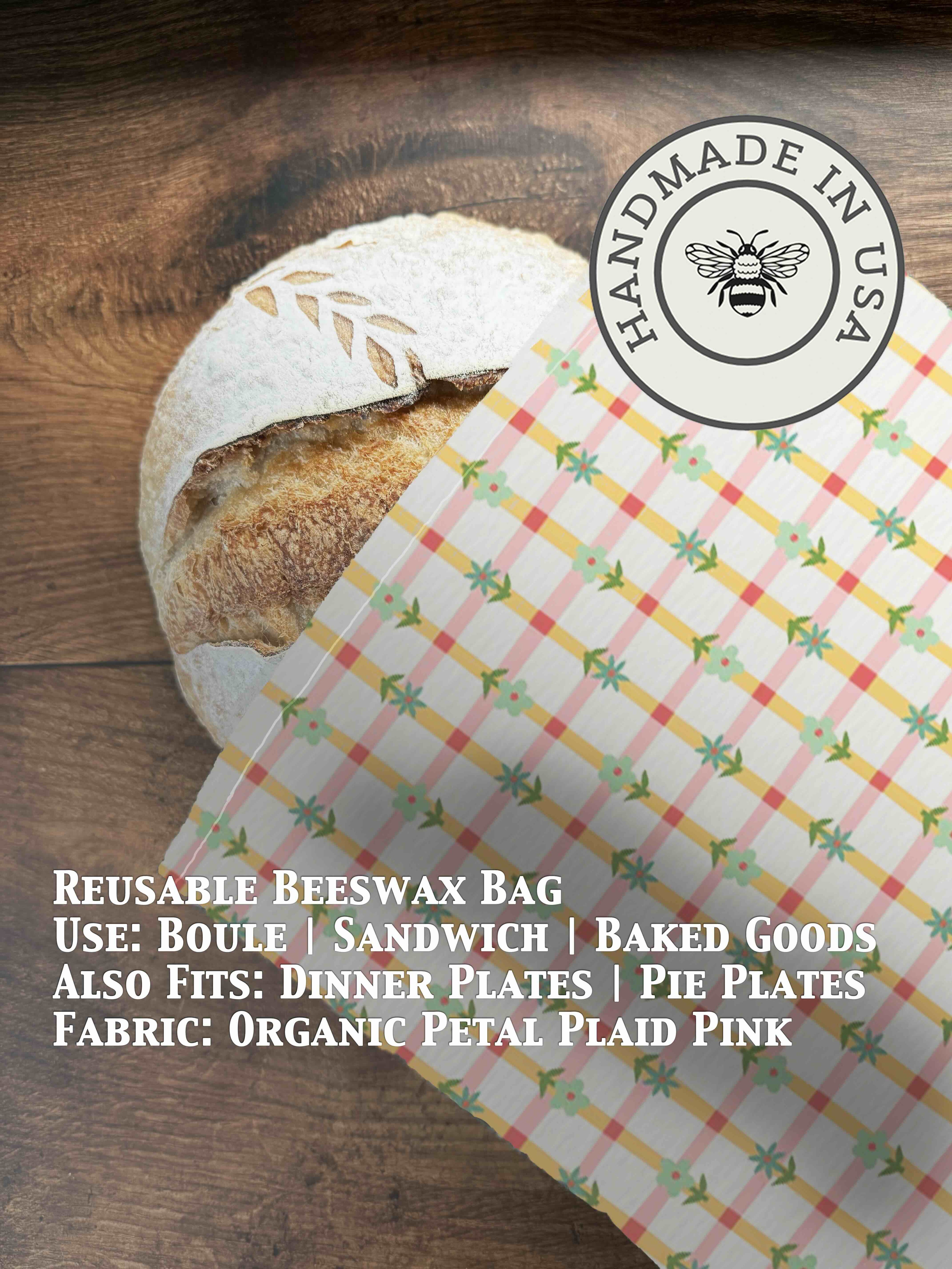 Beeswax Bread Bag | Reusable Cotton Food Storage Bag-zoom-40