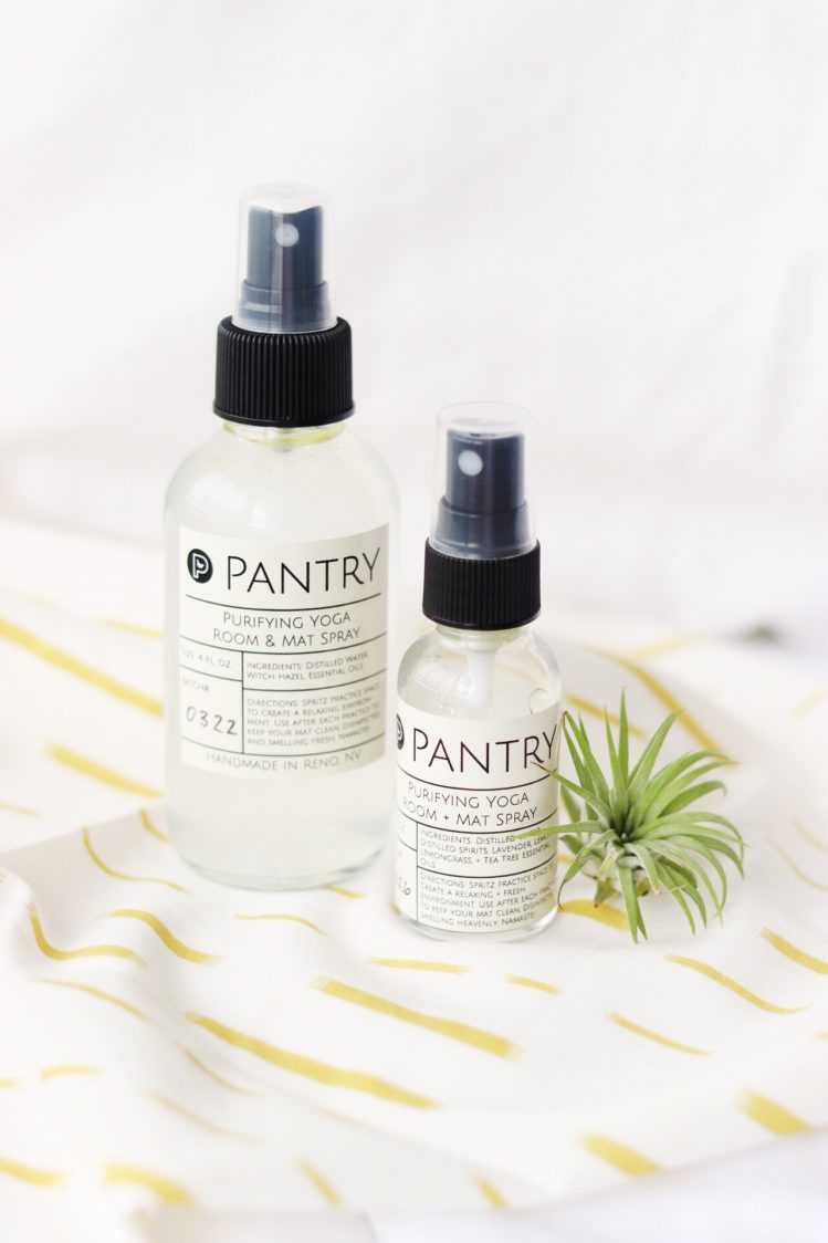 Purifying Yoga Room + Mat Spray - Mat Cleaning + Deodorizing Mist - Aware House - Pantry Products -