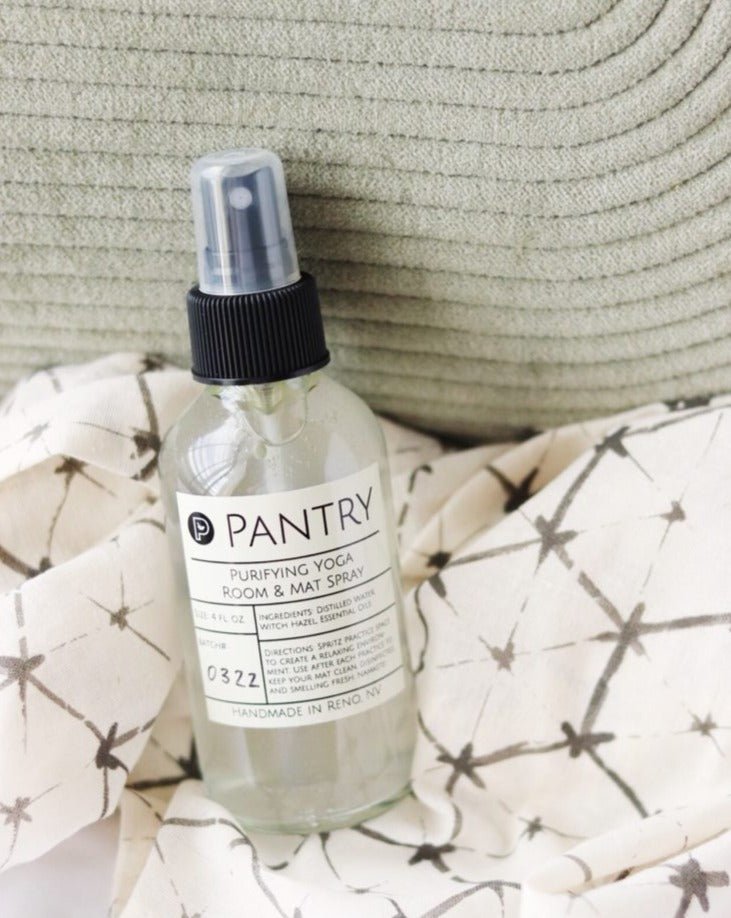 Purifying Yoga Room + Mat Spray - Mat Cleaning + Deodorizing Mist - Aware House - Pantry Products -