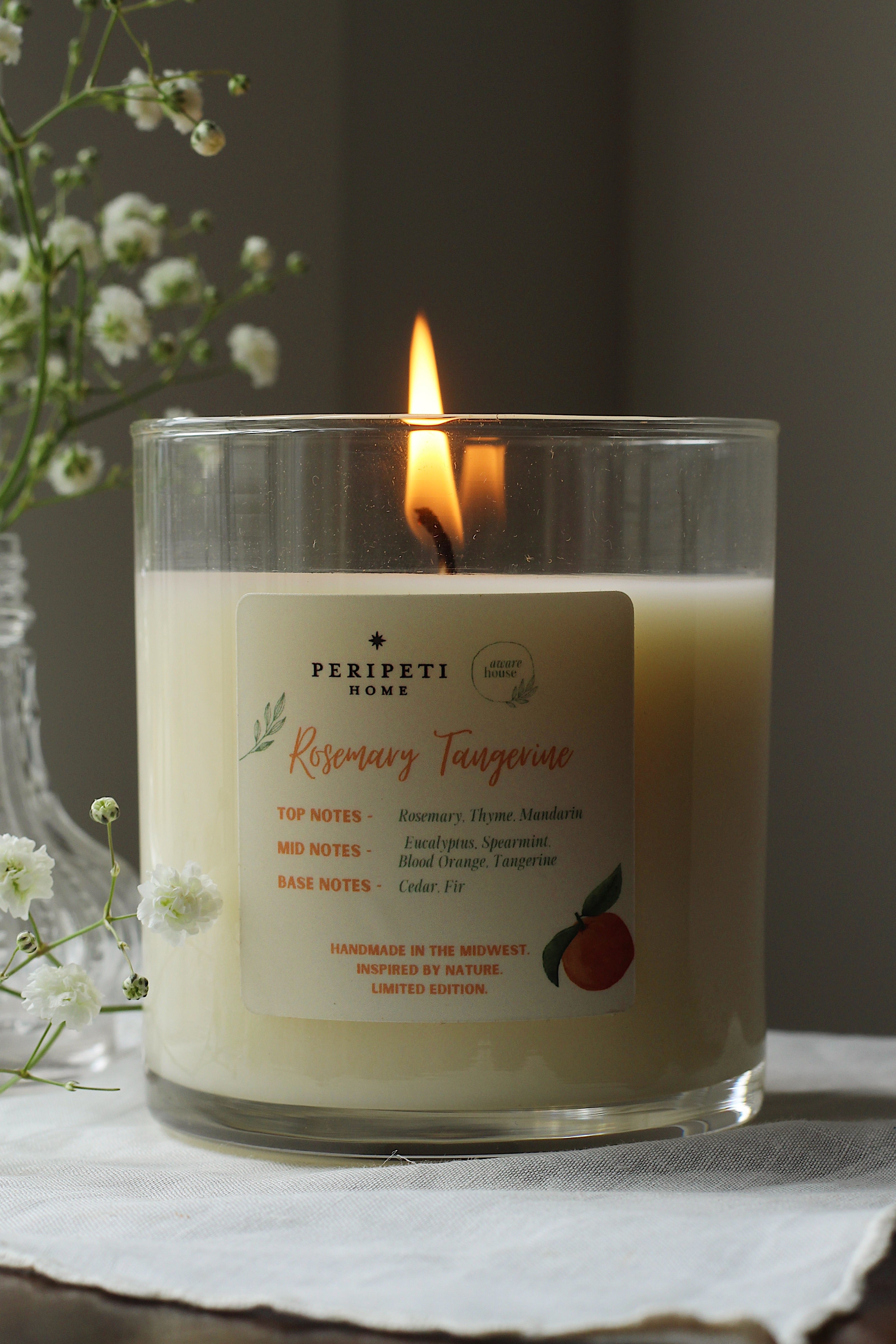 Rosemary Tangerine Candle-zoom-2