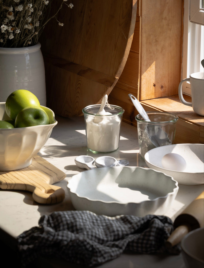 Fieldstone Ruffle Pie Dish-zoom-
