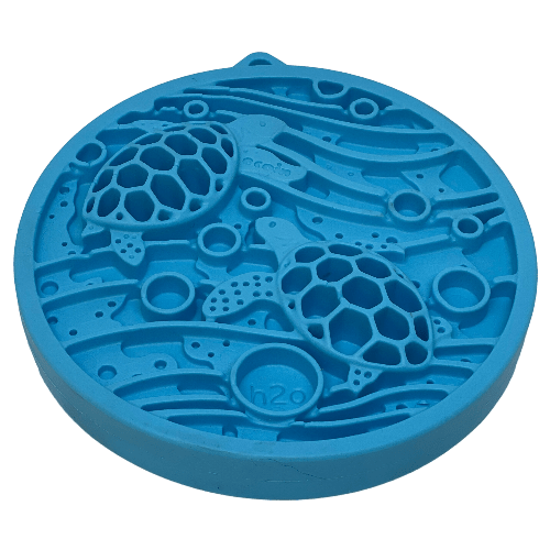 Turtle Mini Lick Mat with Suction Cups for Dogs and Cats-zoom-