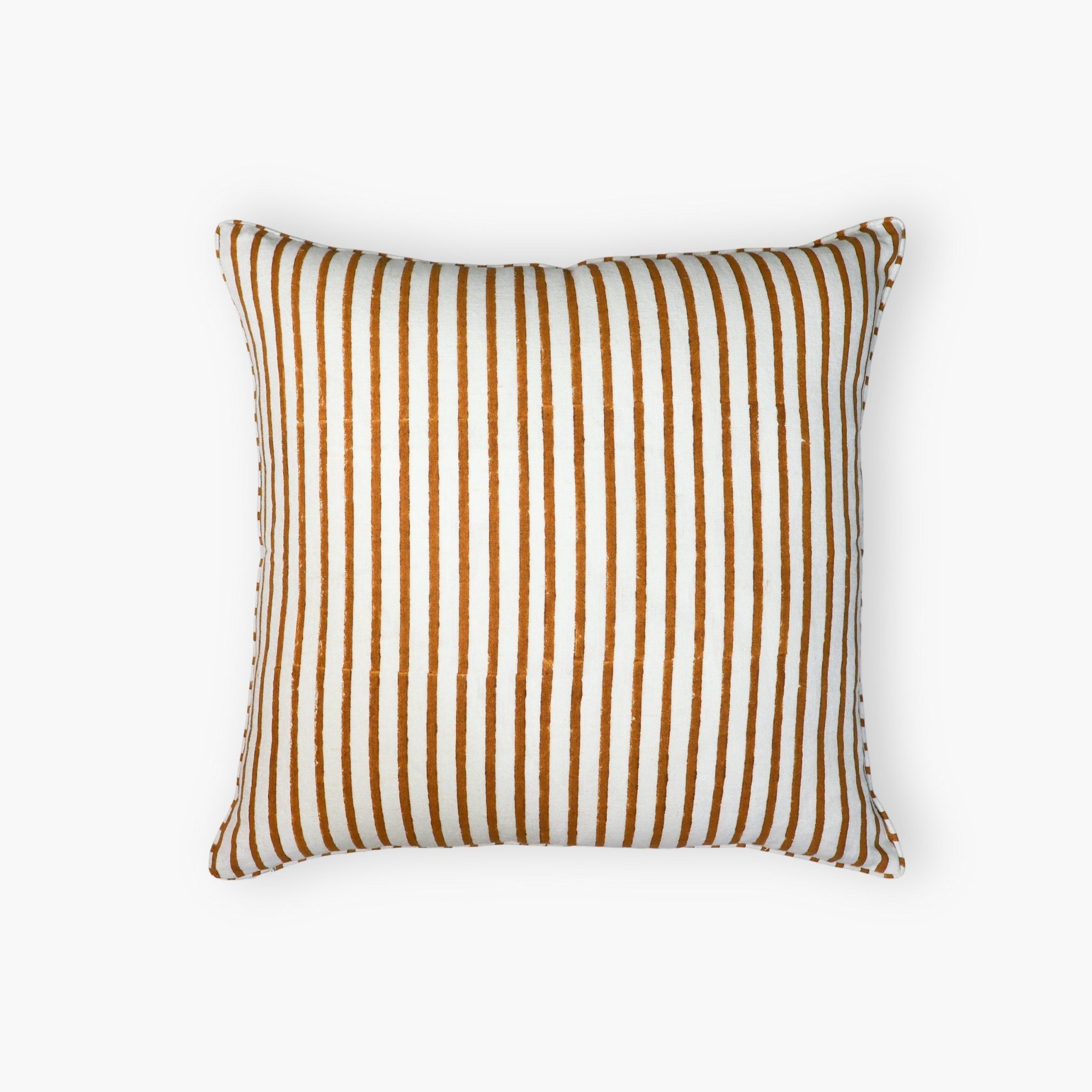 Bahaar Throw Pillow Cover – Ginger & Blue-zoom-5