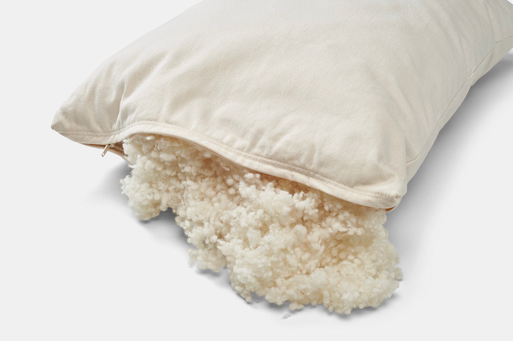 Natural Cotton Pillow With Wool Filling-zoom-9