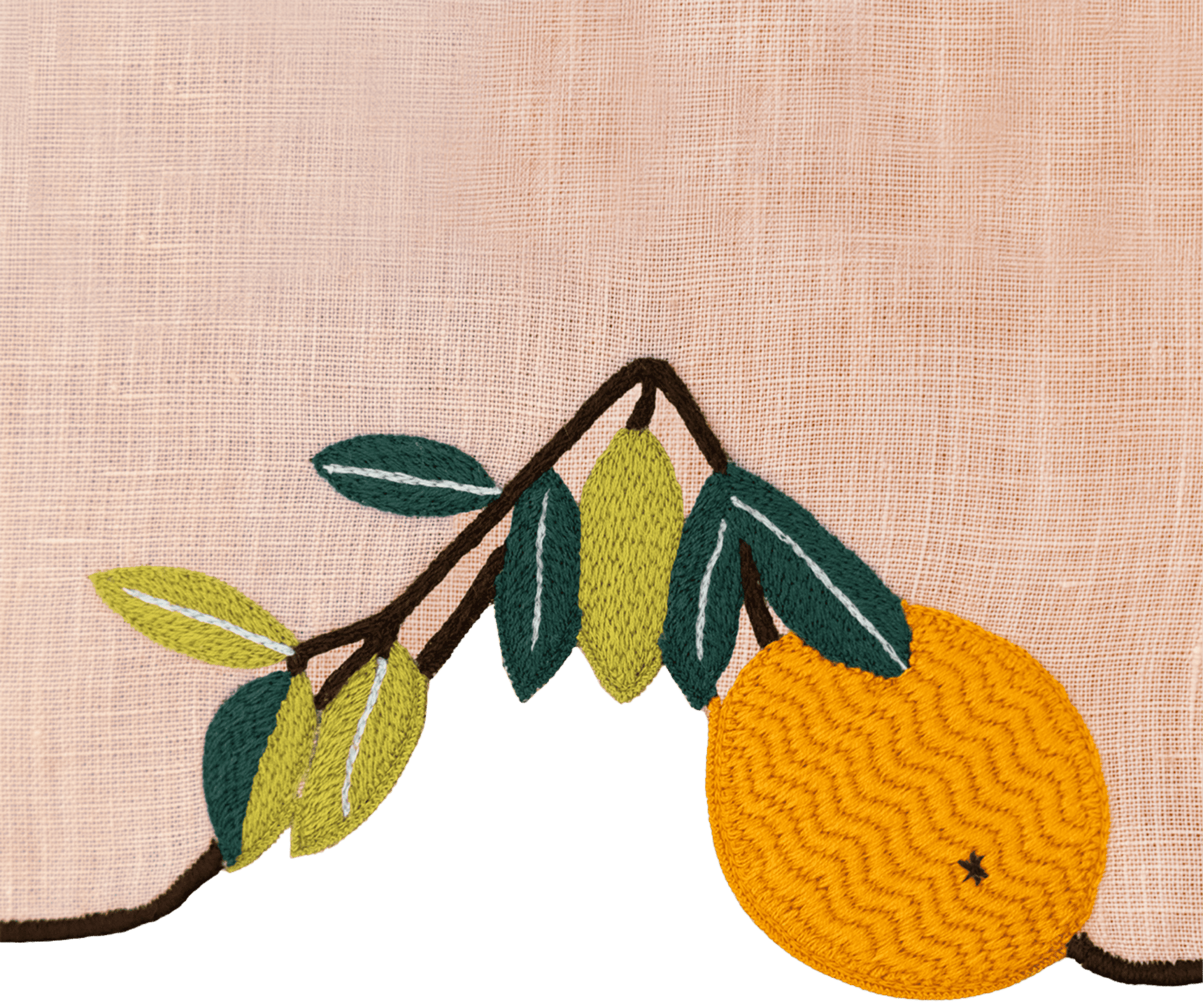 Hand Embroidered Farm To Table Placemats | Set of 4 - Aware House - Neem Crafts -