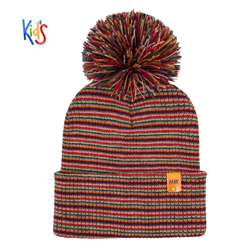 Classic Cuffed Beanie, Kids Pom Pom Beanie-zoom-1