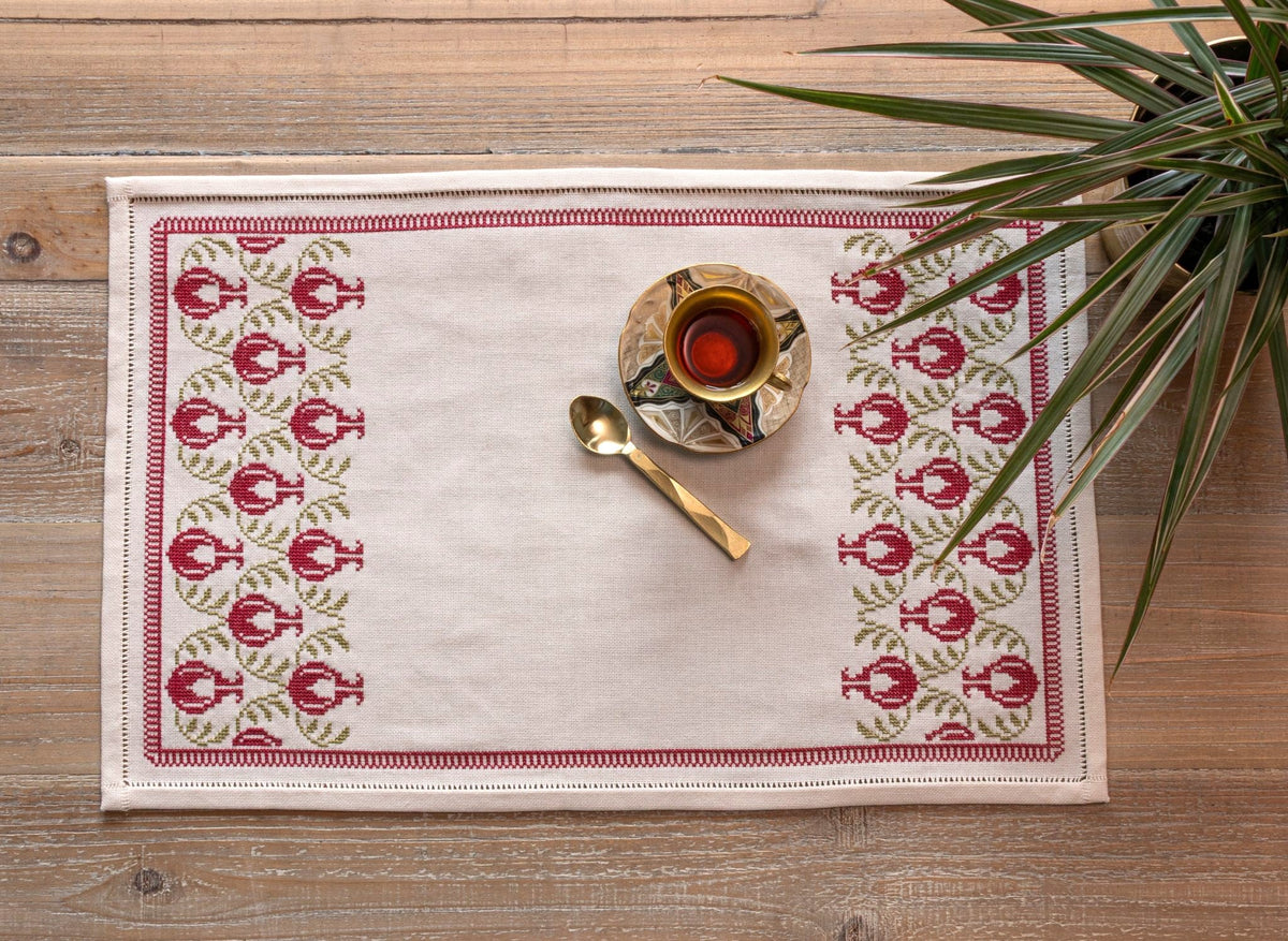 Pomegranate cross stitch folk embroidery kit-zoom-4