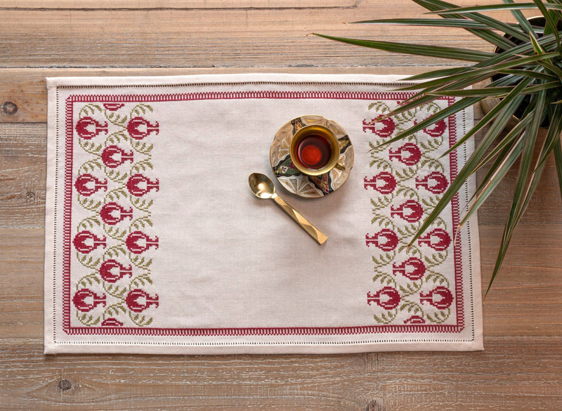 Pomegranate cross stitch folk embroidery kit-zoom-